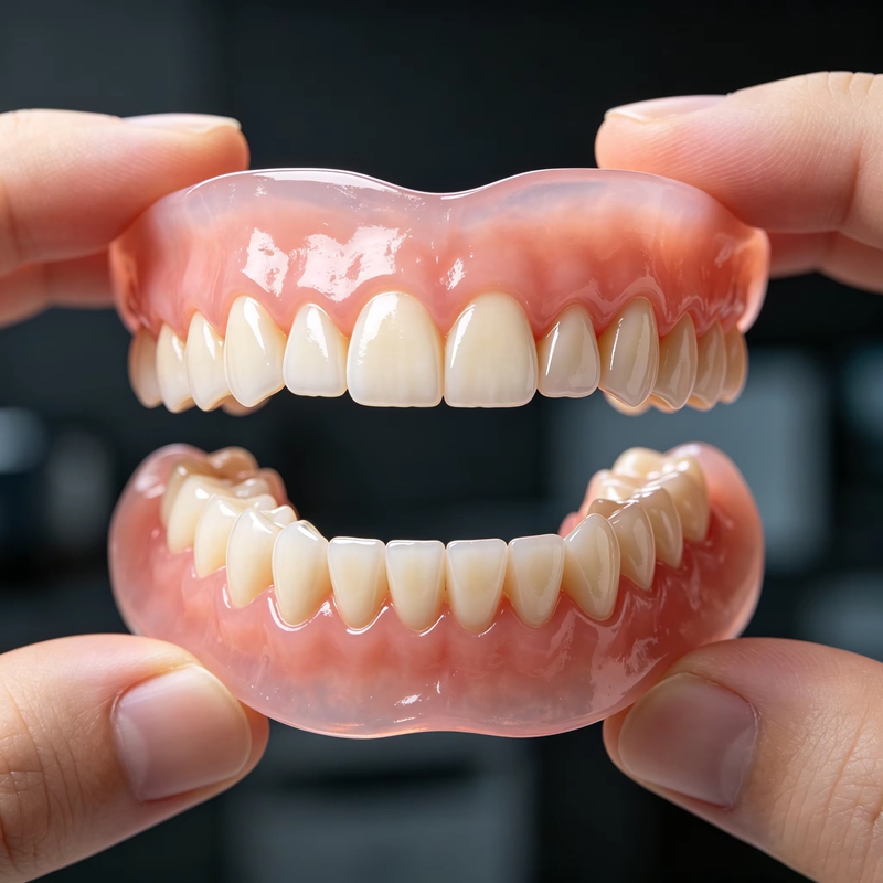 Teeth Whitening Instant - طقم كامل من أطقم الأسنان السيليكونية
