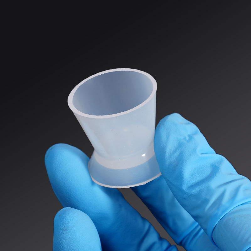 Teeth Whitening Lab - وعاء خلط أسنان من السيليكون الناعم،