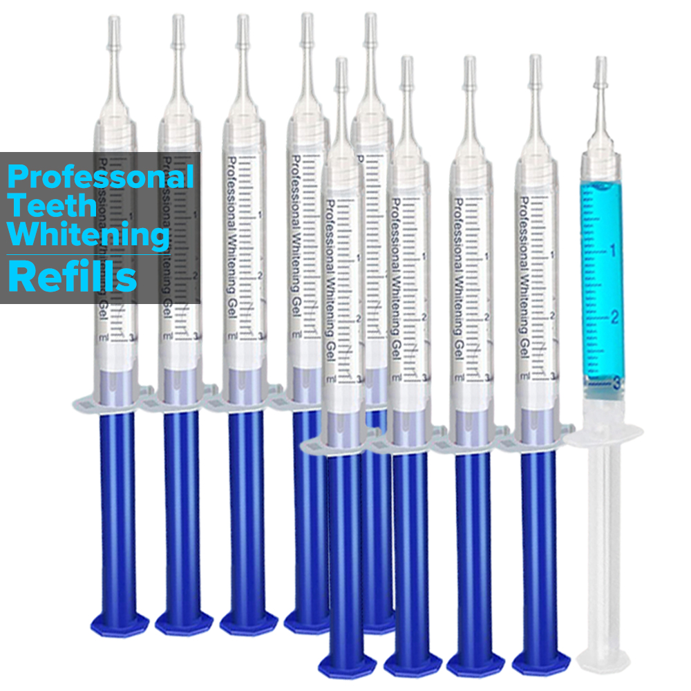 Teeth Whitening Gel - تبييض الأسنان جل الملء حقنة تبييض