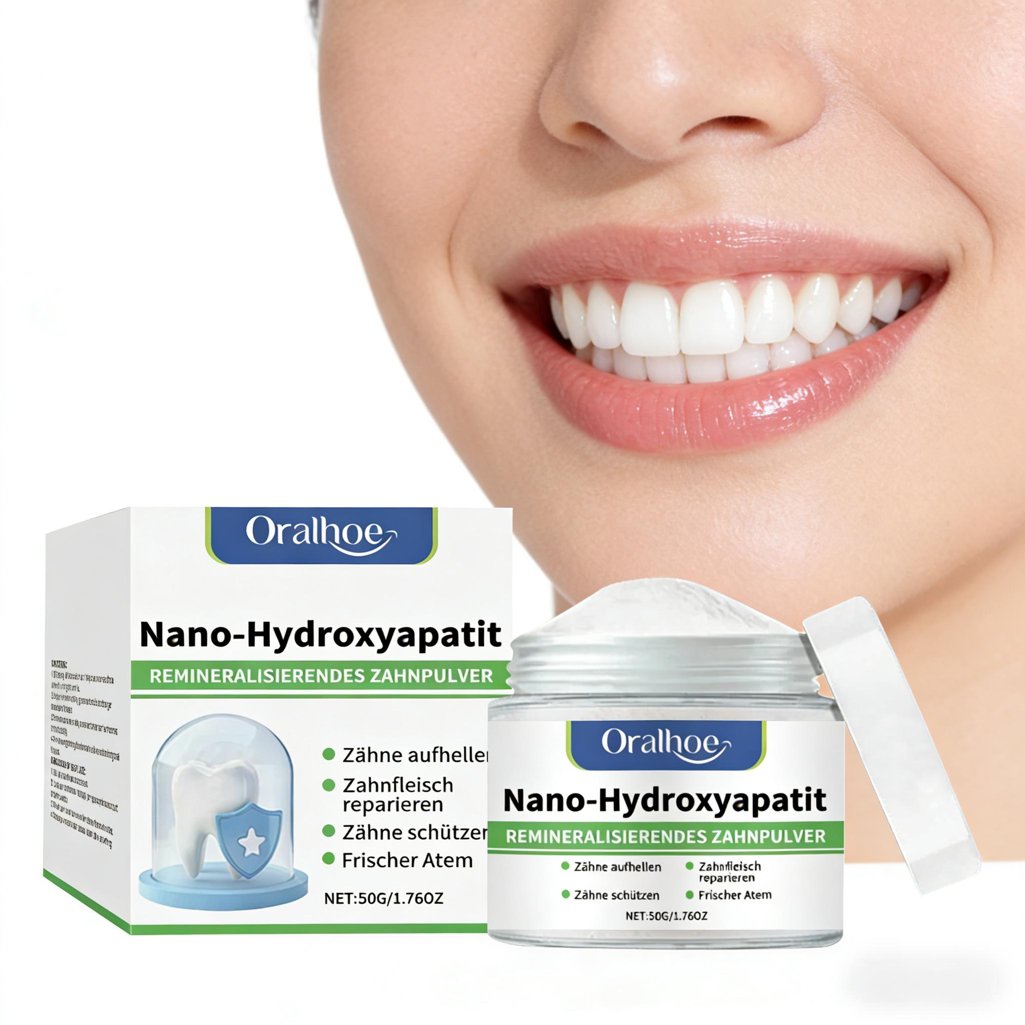 Teeth Whitening Instant - مسحوق تبييض الأسنان Oralhoe، تنظيف عميق