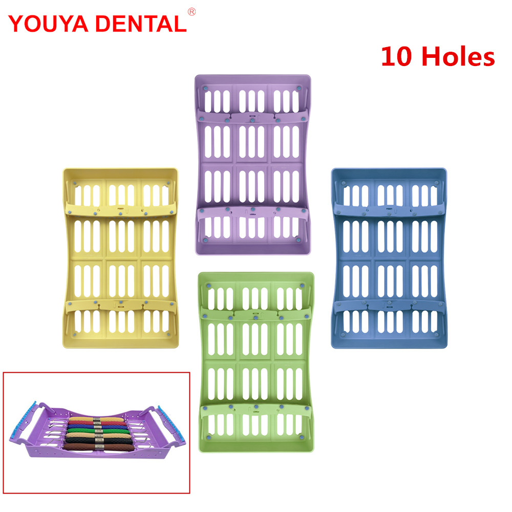 Teeth Whitening Gel For Trays - 10 ثقوب صندوق تعقيم الأسنان البلاستيكي