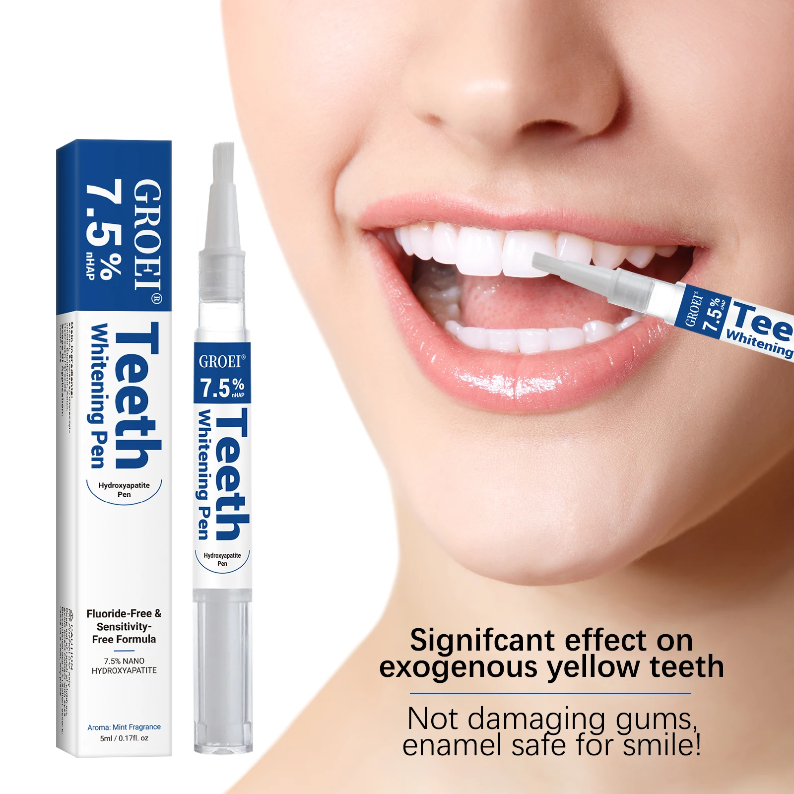 هيدروكسياباتيت تبييض الأسنان ا - مراجعة Teeth Whitening Gel وسعره