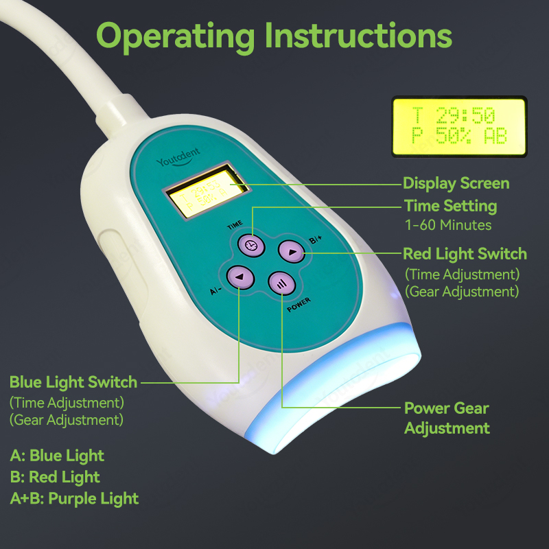 جهاز تبييض الأسنان باللمس 50 و - مراجعة Teeth Whitening Light وسعره