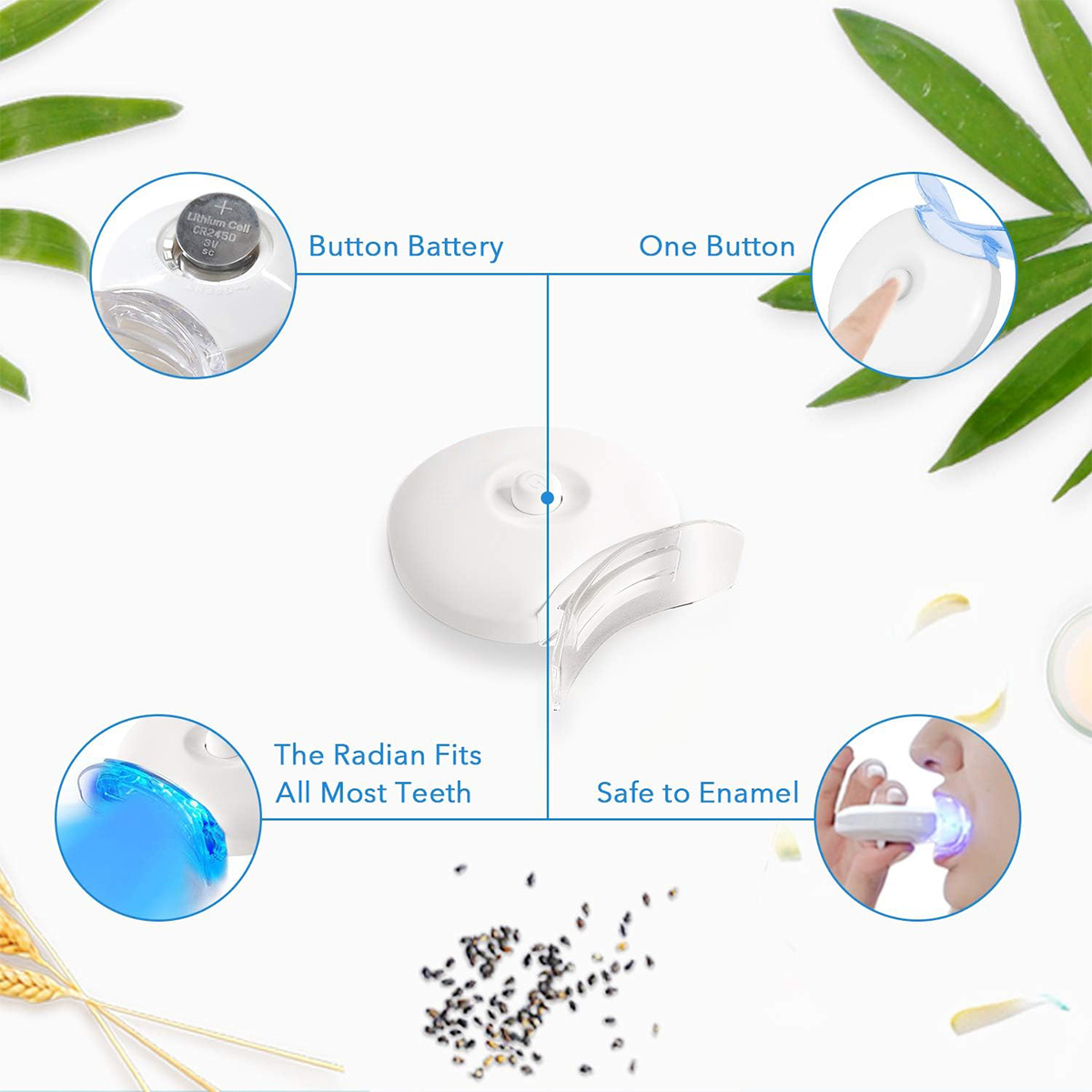 مجموعة تبييض الأسنان - 5X مبيض - مراجعة Teeth Whitening Gel وسعره