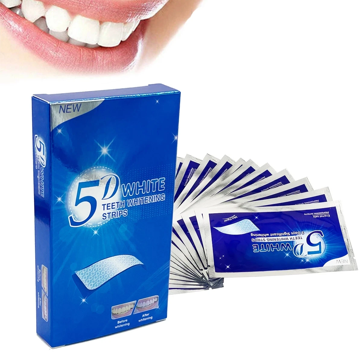 شرائط تبييض الأسنان البيضاء لل - مراجعة Teeth Whitening Gel Refills وسعره