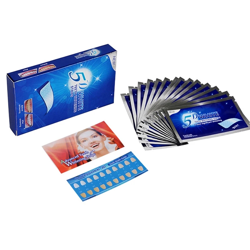 شرائط تبييض الأسنان 5D ، شريط  - مراجعة Teeth Whitening Gel Refills وسعره