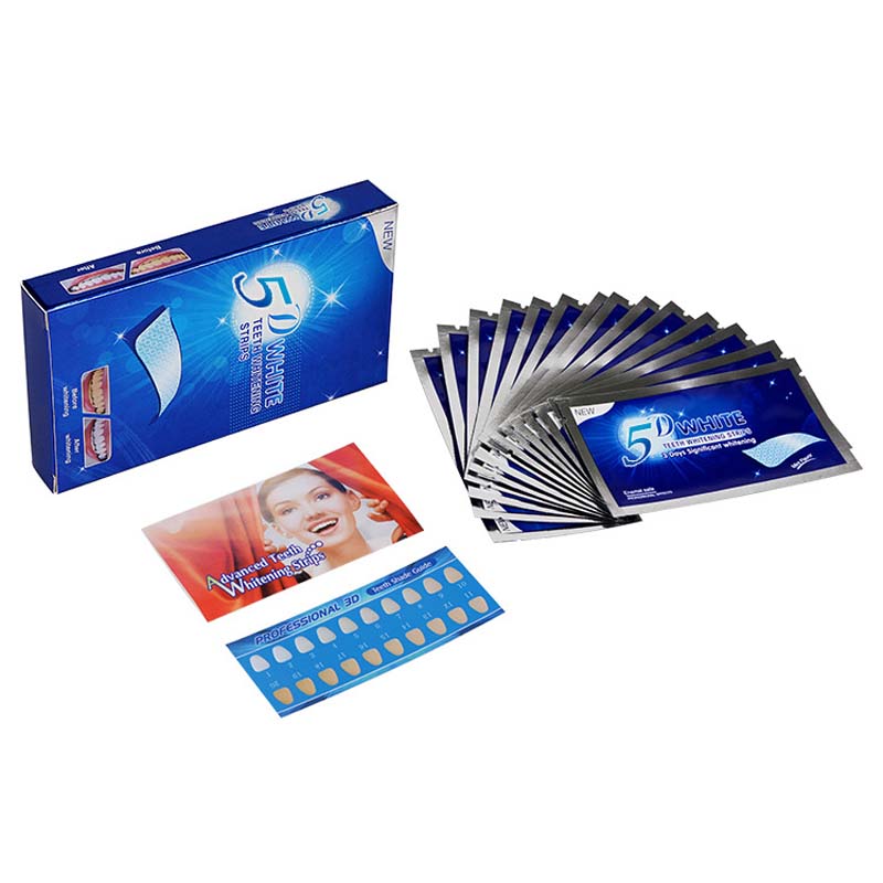 5d جل طقم تبيض الأسنان شرائط ا - مراجعة Teeth Whitening Gel Refills وسعره