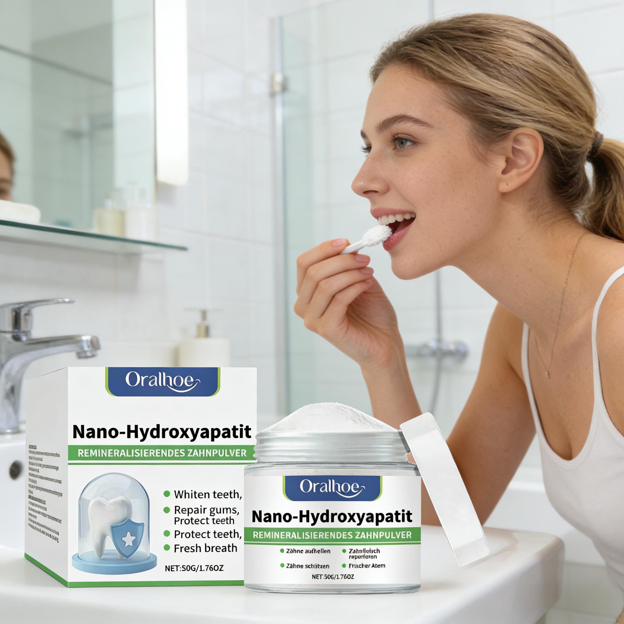 مسحوق تبييض الأسنان Oralhoe، ت - مراجعة Teeth Whitening Instant وسعره