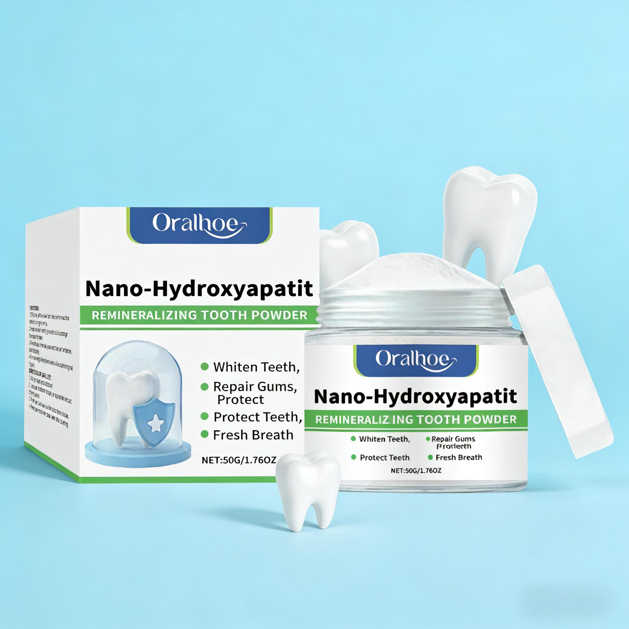 مسحوق تبييض الأسنان Oralhoe، ت - مراجعة Teeth Whitening Instant وسعره