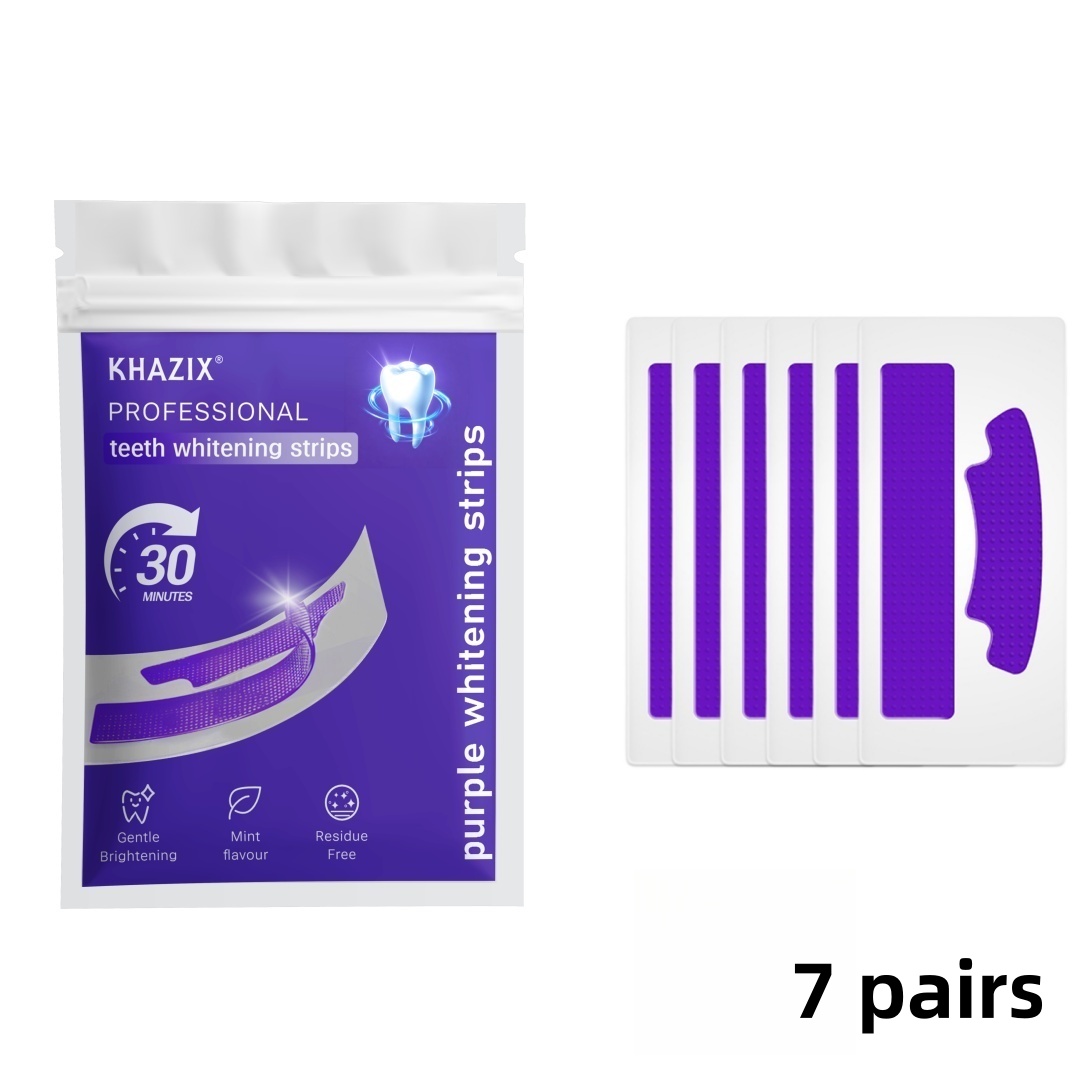 7 قطع من شرائط تبييض الأسنان ل - مراجعة Teeth Whitening Strips Permanent وسعره