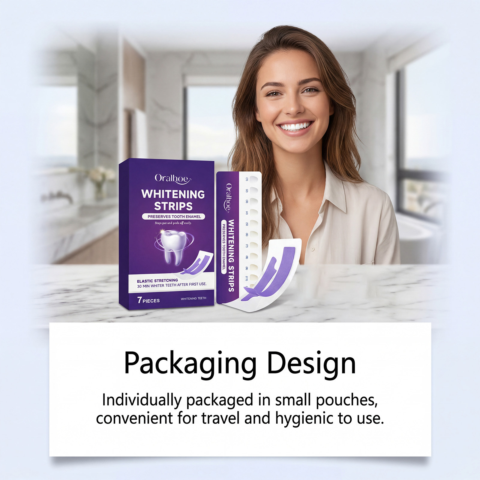 شرائط تبييض الأسنان الآمنة من  - مراجعة Teeth Whitening Strips Permanent وسعره