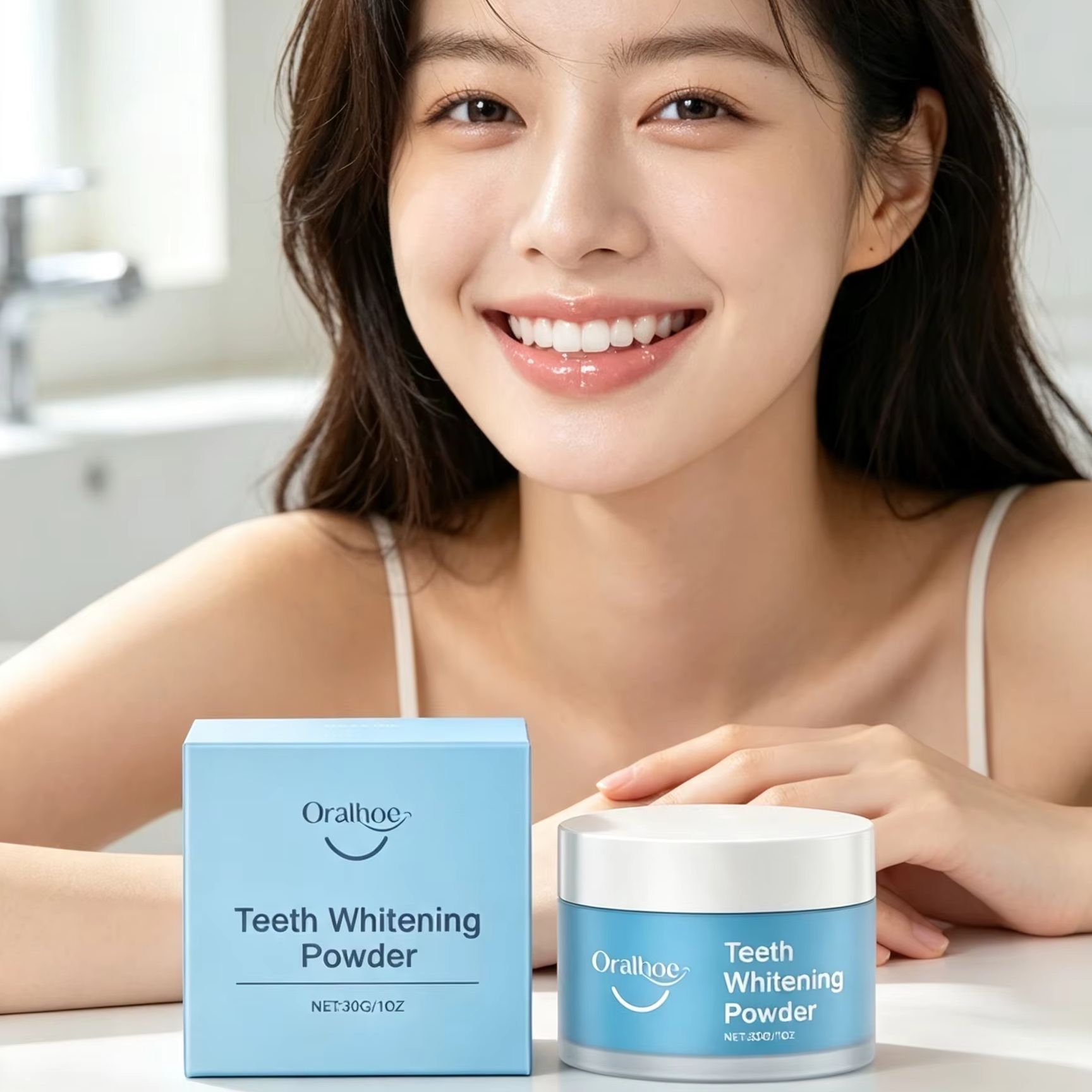 مسحوق أورالهو لتنظيف الأسنان،  - مراجعة Teeth Whitening Q&M وسعره