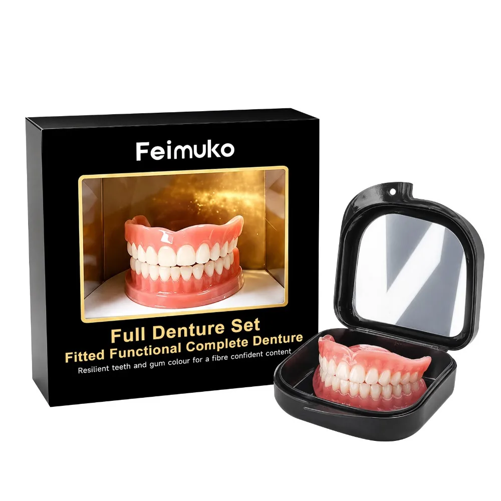 طقم كامل من أطقم الأسنان الاصط - مراجعة Teeth Whitening Instant وسعره