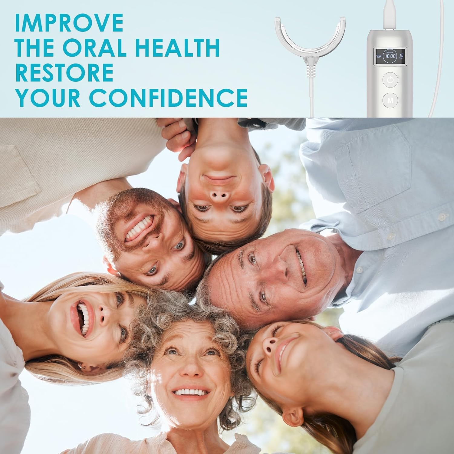 جهاز تسريع تبييض الأسنان بـ 16 - مراجعة Teeth Whitening Accelerator وسعره