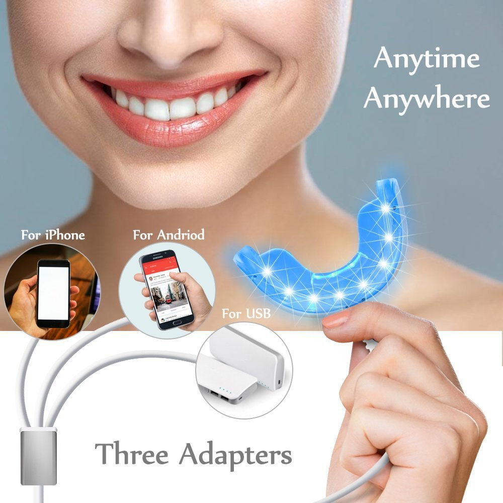 مصباح تبييض الأسنان 3 في 1، 16 - مراجعة Teeth Whitening Accelerator وسعره