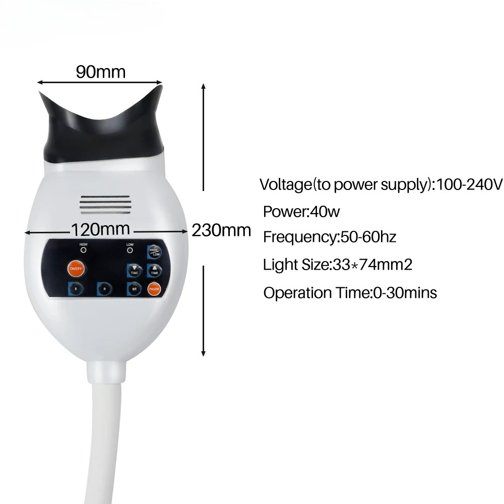 جهاز تبييض الأسنان LED قابل لل - مراجعة Teeth Whitening Accelerator وسعره