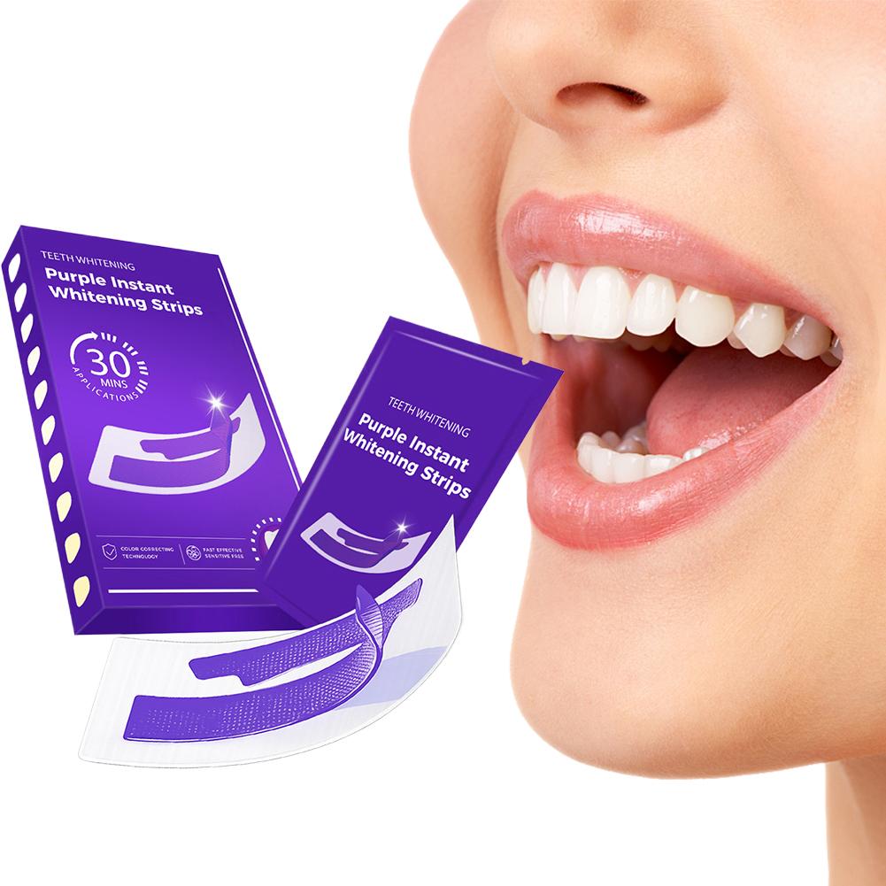 42 زوجًا من شرائط تبييض الأسنا - مراجعة Teeth Whitening Strips Permanent وسعره