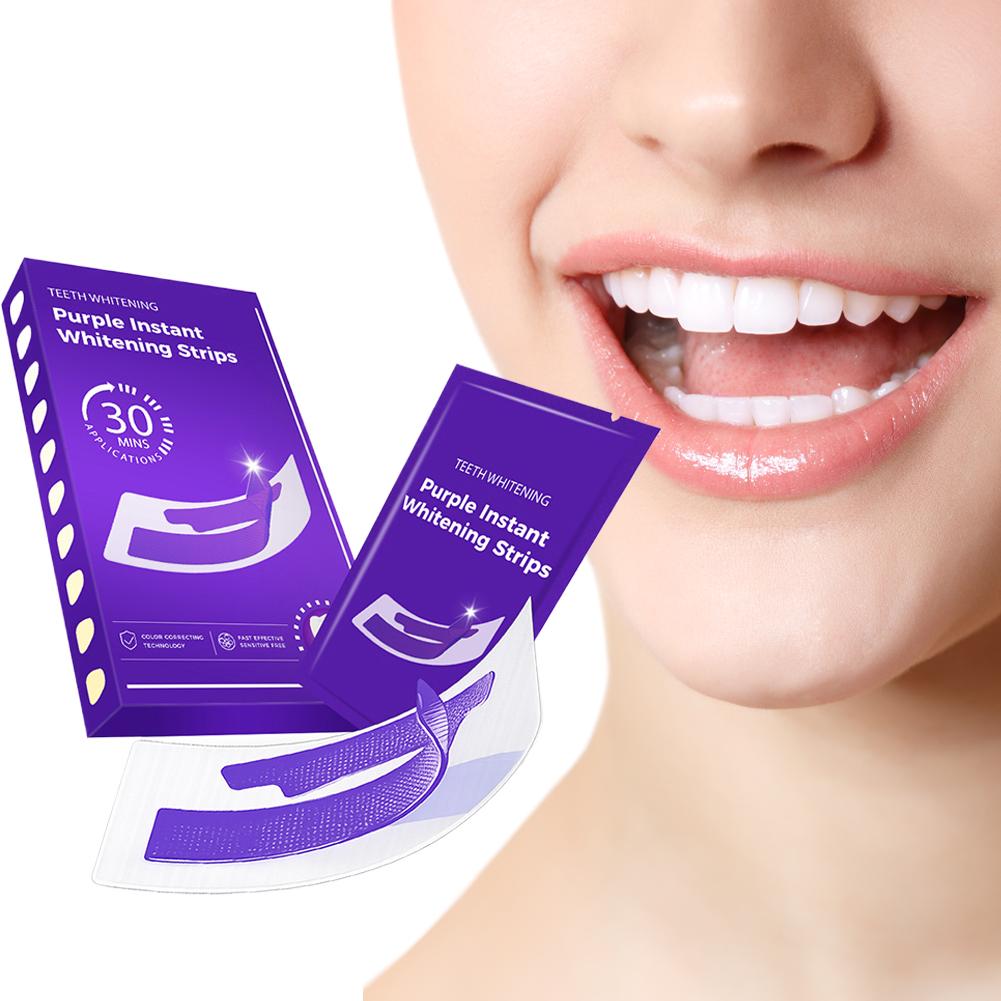 42 زوجًا من شرائط تبييض الأسنا - مراجعة Teeth Whitening Strips Permanent وسعره
