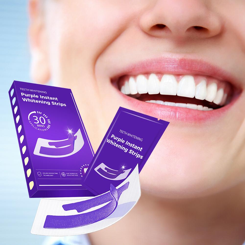 42 زوجًا من شرائط تبييض الأسنا - مراجعة Teeth Whitening Strips Permanent وسعره
