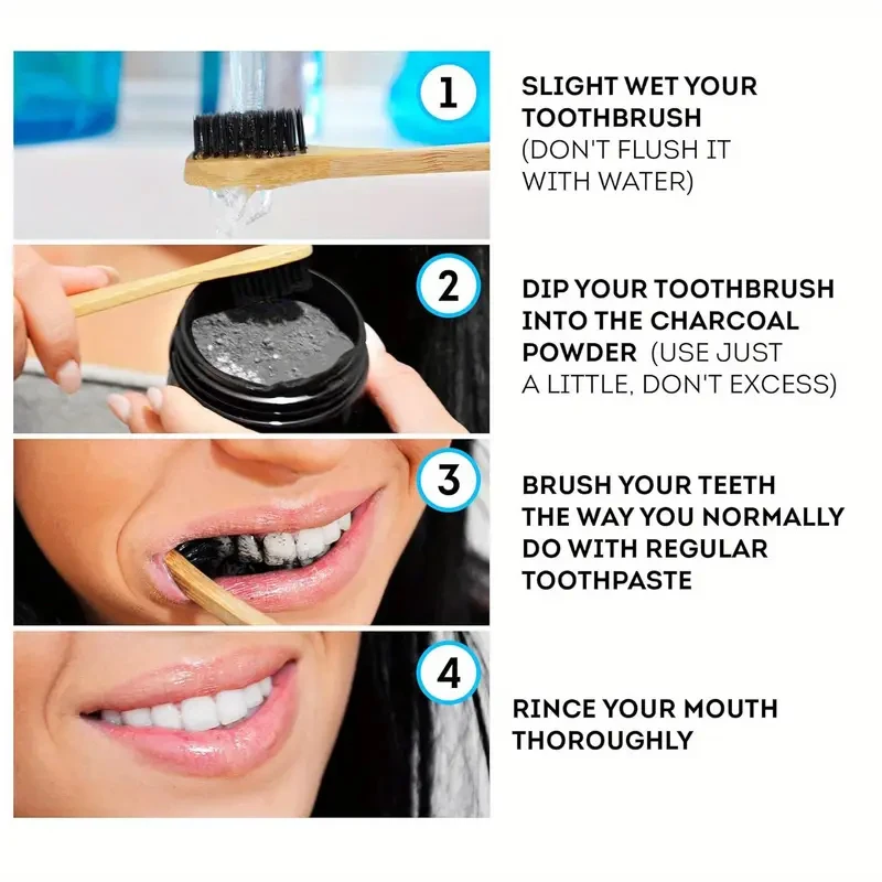 تفتيح الأسنان مسحوق تبييض التن - مراجعة Teeth Whitening Q&M وسعره